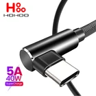 Кабель USB Type c 5A Провод для быстрой зарядки для Huawei P40 30 20 lite Кабель USB C для Samsung galaxy A70s 20s xiaomi redmi Note 7 8 Pro 9A 8A 6a Type-c Быстрый кабель