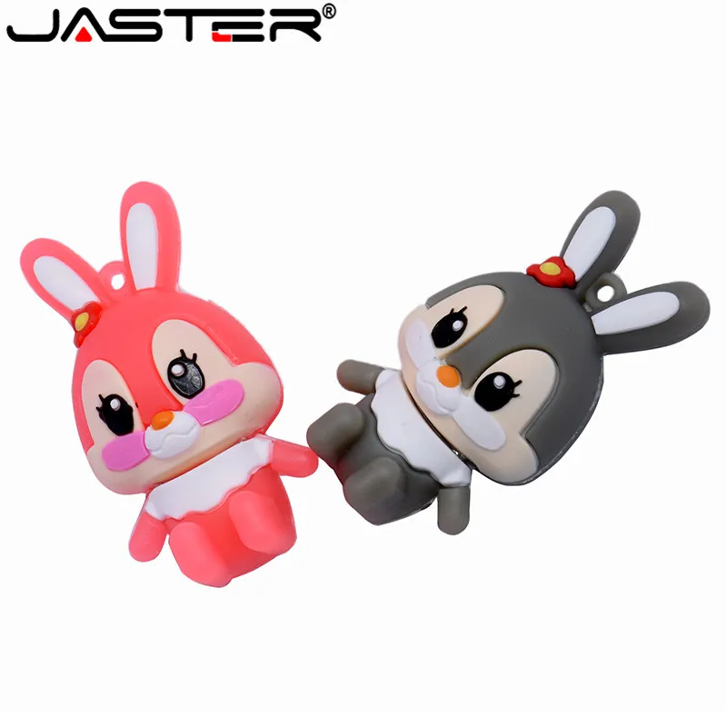 Usb флеш накопитель JASTER с рисунком кролика 4 ГБ 8 16 32 64 ГБ|16gb usb|usb flash drive 4gbthumb |