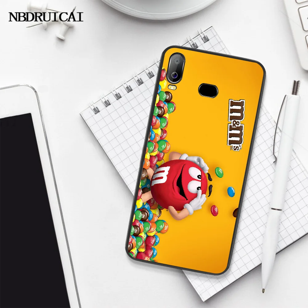 NBDRUICAI M & Ms шоколадный Мягкий силиконовый чехол для телефона из ТПУ Samsung A10 A20 A30 A40 A50