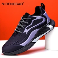 mens sneakers mesh breathable damping outdoor walking jogging running sports shoes male casual footwear athletic trainers