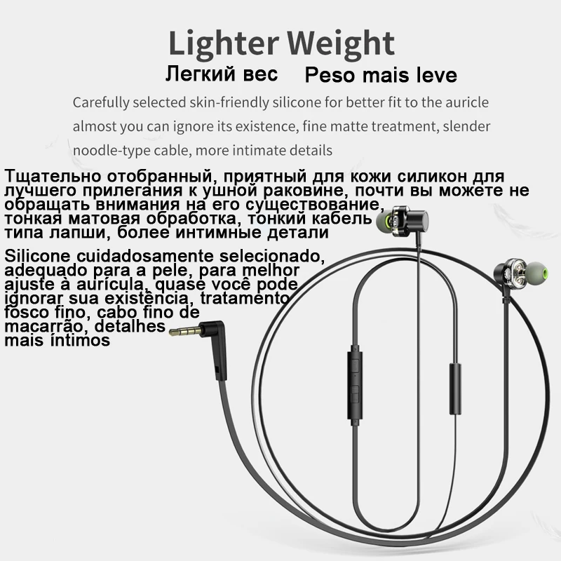 Awei стерео спортивные наушник наушники проводные вкладыши для телефона