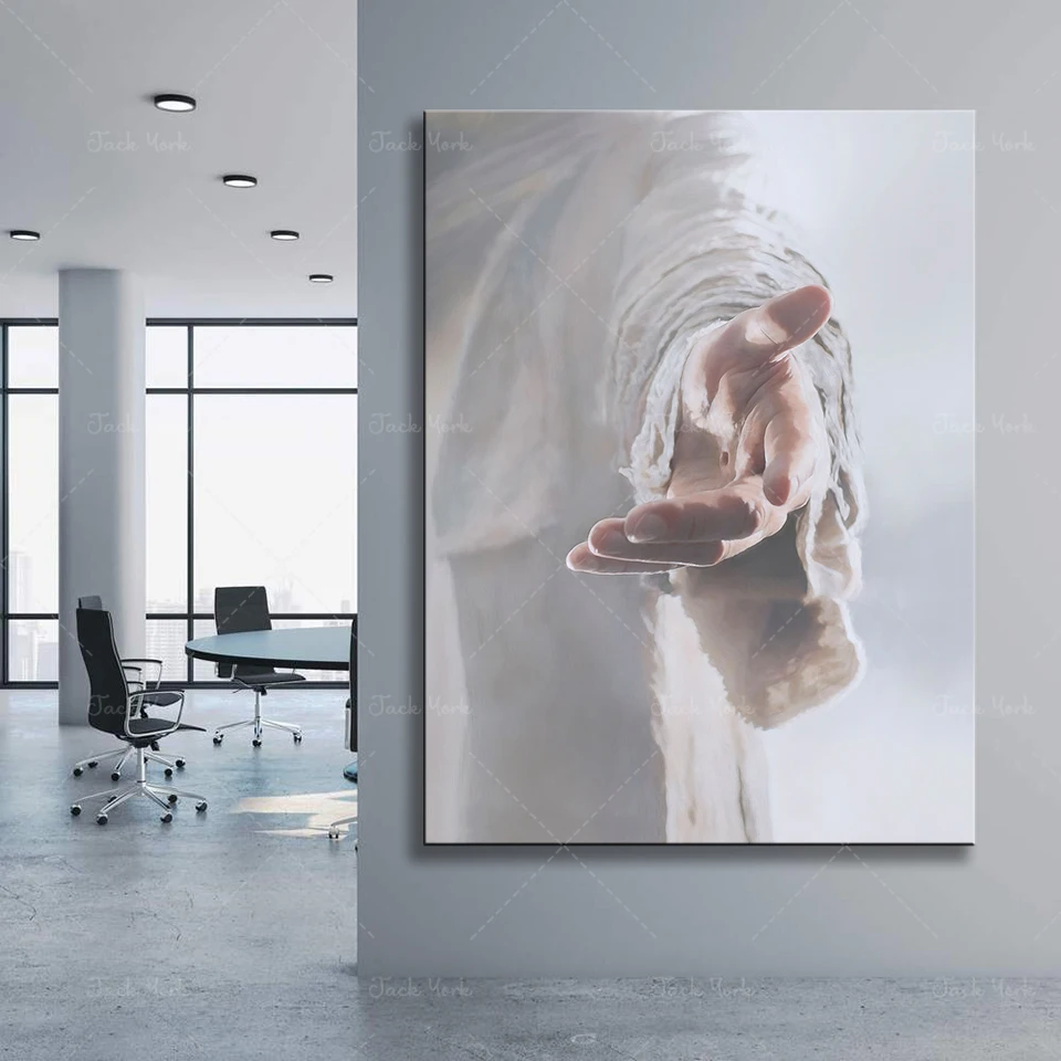 

Give me your hand Sec Vertical Poster, Jesus poster