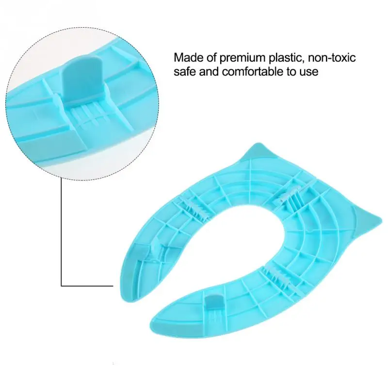 

Kids Travel Folding Potty Seat Pad Portable Baby Toddler Toilet Training seat Cover Cushion Children Pot Chair Pad