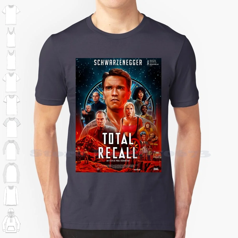 

Total Recall 30Th Anniversary Custom Funny Hot Sale Tshirt Cinema Movie Humor Terror Science Fiction Sci Fi Edumj 90S Arnold