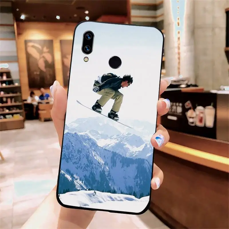 

Lavaza ski neige Snowboard Phone Case For Xiaomi Redmi note 4 4X 8T 9 9s 10 K20 K30 cc9 9t pro lite max