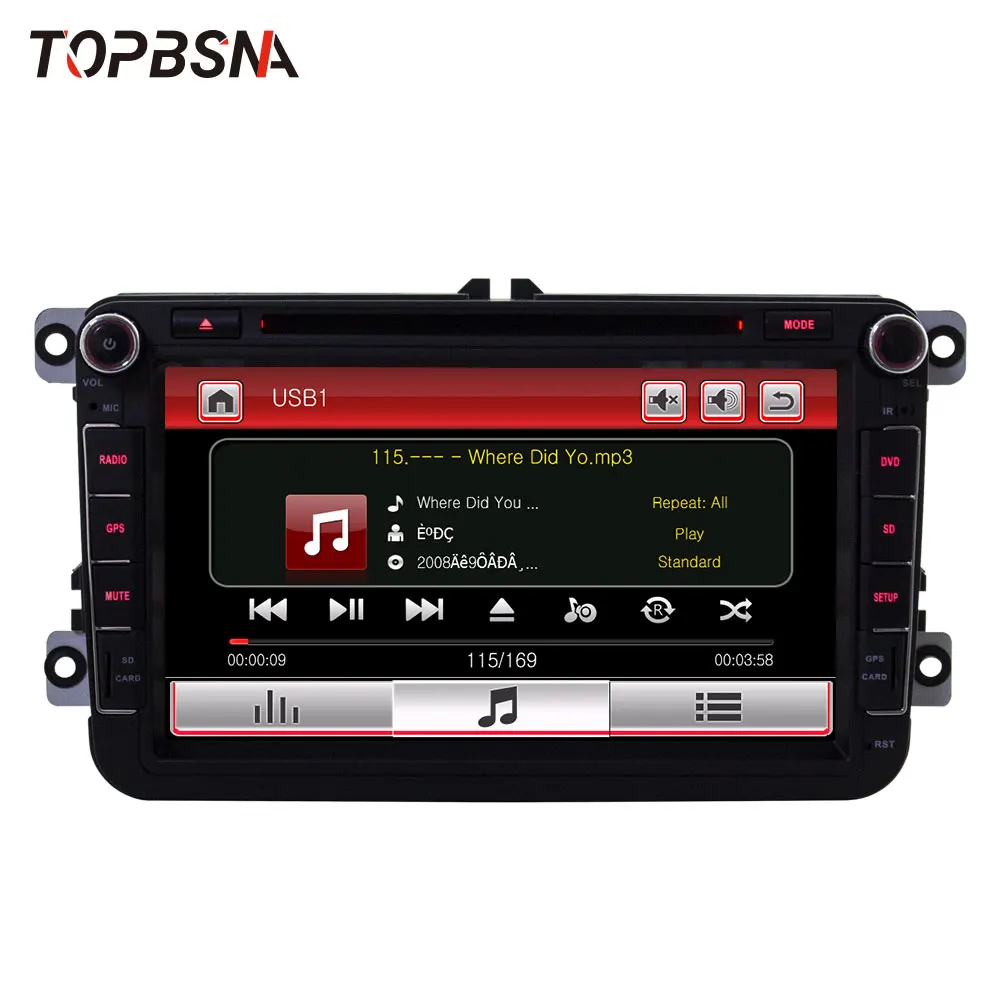 Tobbsna Автомобильный мультимедийный плеер для VW/Volkswagen/Golf/Polo/Tiguan/Passat/b7/b6/SEAT/leon/Skoda/Octavia