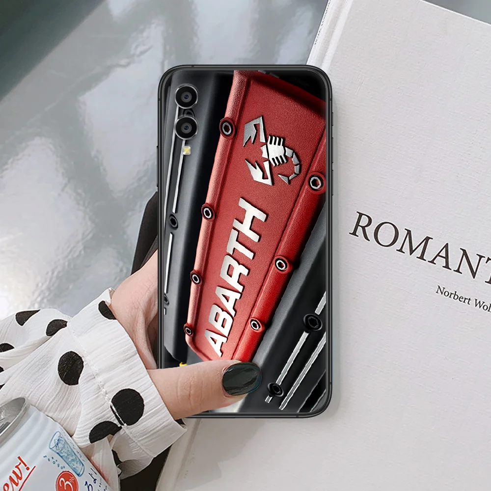

Karl Abarth Sport Car Logo Phone Case For Huawei Honor 6A 7A 7C 8 8A 8X 9 9X 10 10i 20 Lite Pro Play Black black Coque Luxury