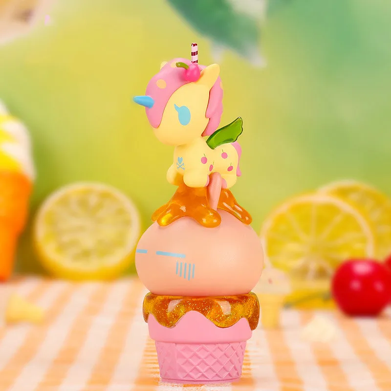 6 шт./лот коробка для слепых игрушек сумка Токидоки единорога мороженого коробок