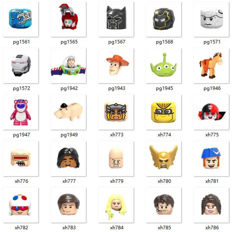 Одиночная распродажа аксессуаров строительные блоки для детей курица единорог