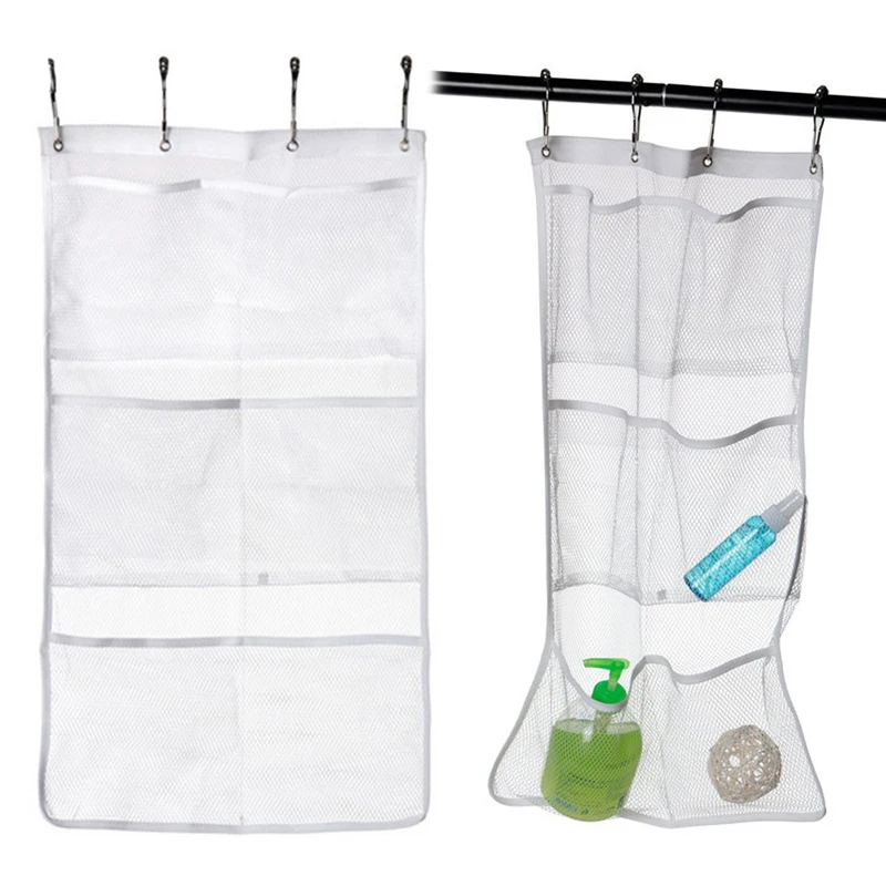 

Storage Bags Over the Door Hanging Pocket Holder Shampoo Shower Storage Organizer Bathroom Hanging Bag Home Storage Bags