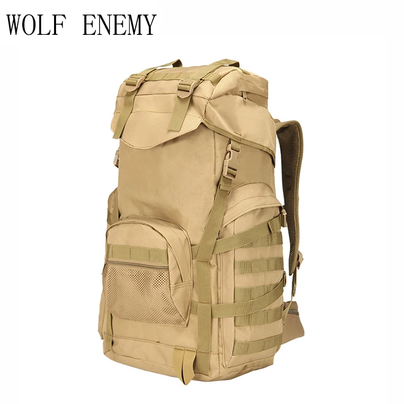 Туристический Тактический Рюкзак Molle 60 л военные большие водонепроницаемые