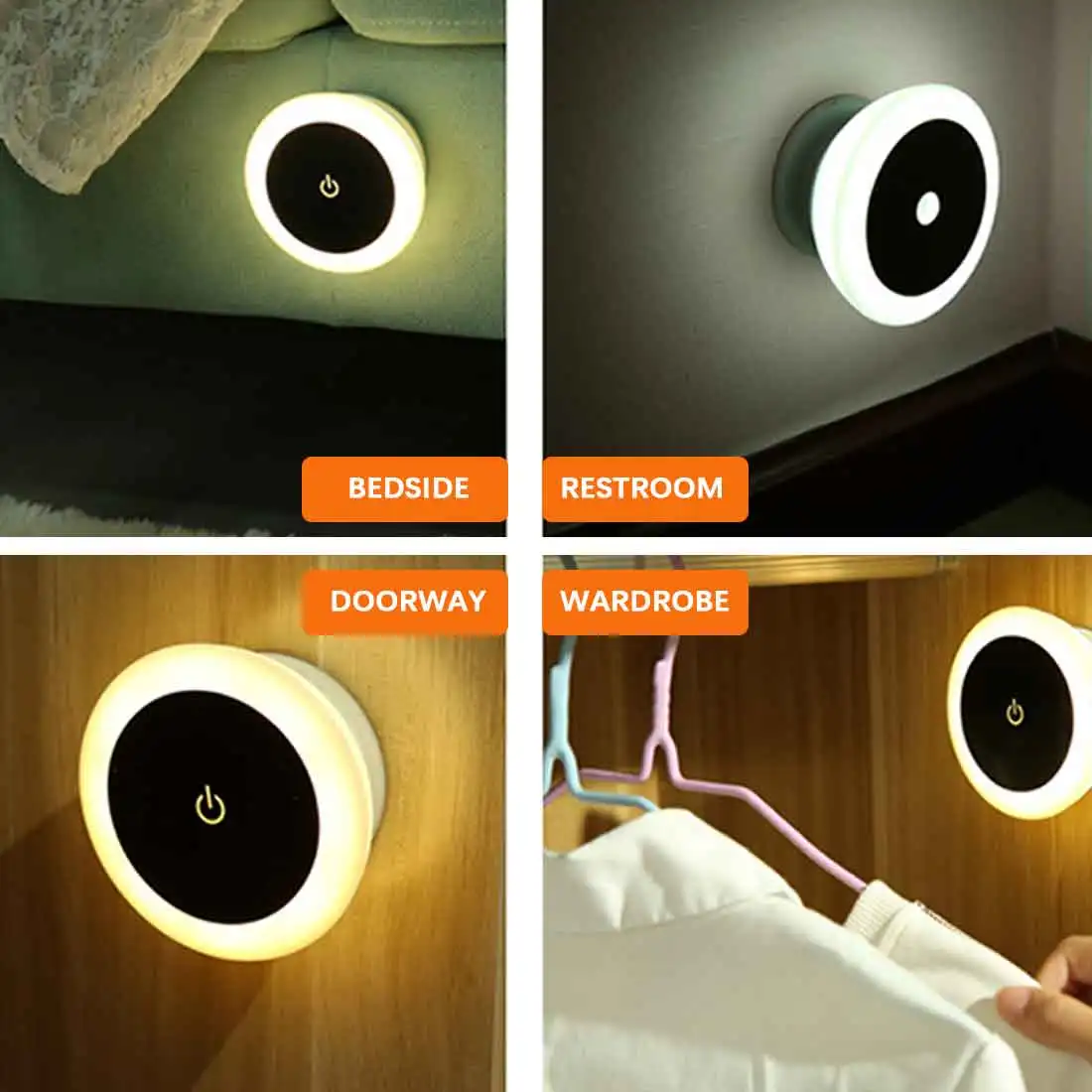 

Magnetic Lamp with 360 Rotating LED Light Sensor Control Night Lamp Energy Saving LED Lamp Night Light for Children Kids Bedroom