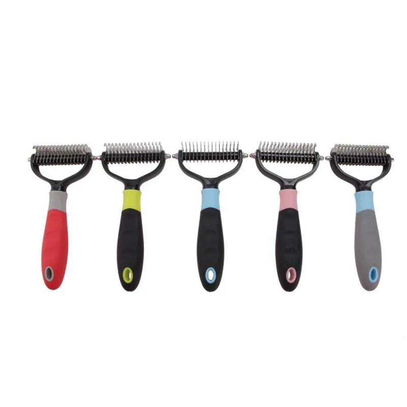 Щетка для вычесывания шерсти домашних животных HSWLL инструмент груминга собак и