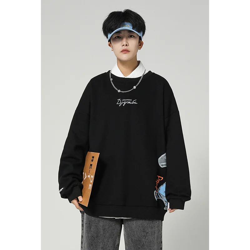 

YOYOO new men clothing cotton oversized hoodie men's hoodie casual loose sweatshirts man hoodies men's sweatshirt man