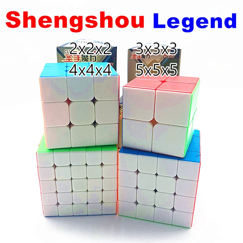 Волшебный куб Shengshou Legend 2x2x2 3x3x4x4 5x5x5 2x2 3x3 4x4 5x5 скоростной головоломка Magico игрушки