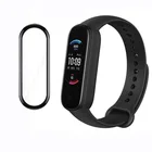 3D изогнутый край полный охват Smartband мягкая прозрачная защитная пленка для экрана Обложка для Amazfit Band 5 band5 смарт-браслет Экран протектор