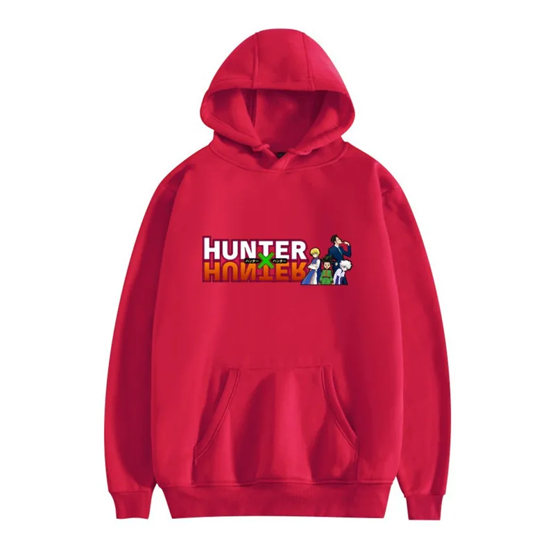 

HUNTER X HUNTER Harajuku Pink Pullovers Casual Tops O-neck Women's Hooded Sweatshirt Student casua Hoodie Pullovers Long Sleeve