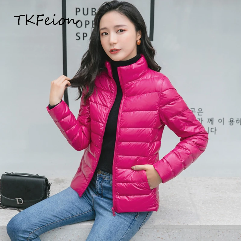 Женская куртка-бомбер легкие ультратонкие модные женские короткие пальто на