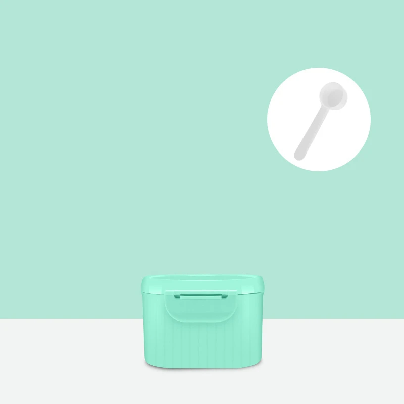 GREEN Small Size Детские коробки для хранения молока и порошка, коробки для хранения продуктов, для путешествий, Диспенсер, контейнер для младенцев, портативный диспенсер для формул, коробка для кормления - Цвет: GREEN Small Size
