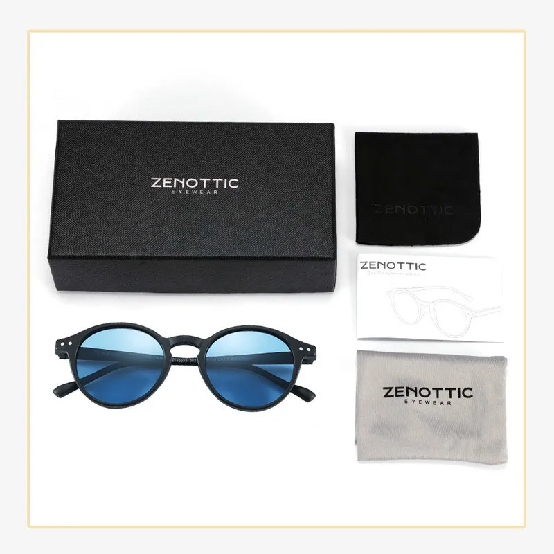 

ZENOTTIC Retro Polarized Sunglasses Men Women Vintage Small Round Frame Sun Glasses Polaroid Lens UV400 Goggles Shades Eyewear