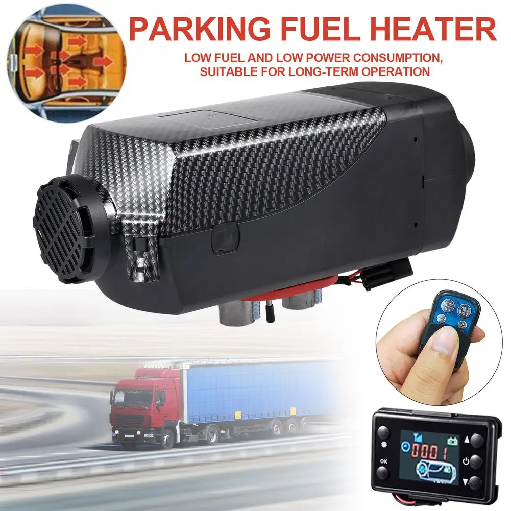 

Air Diesel Heater 5KW 12V 24V Car Heater Parking Heater With LCD Remote Control Monitor Switch For Motorhome Trailer Truck Boats