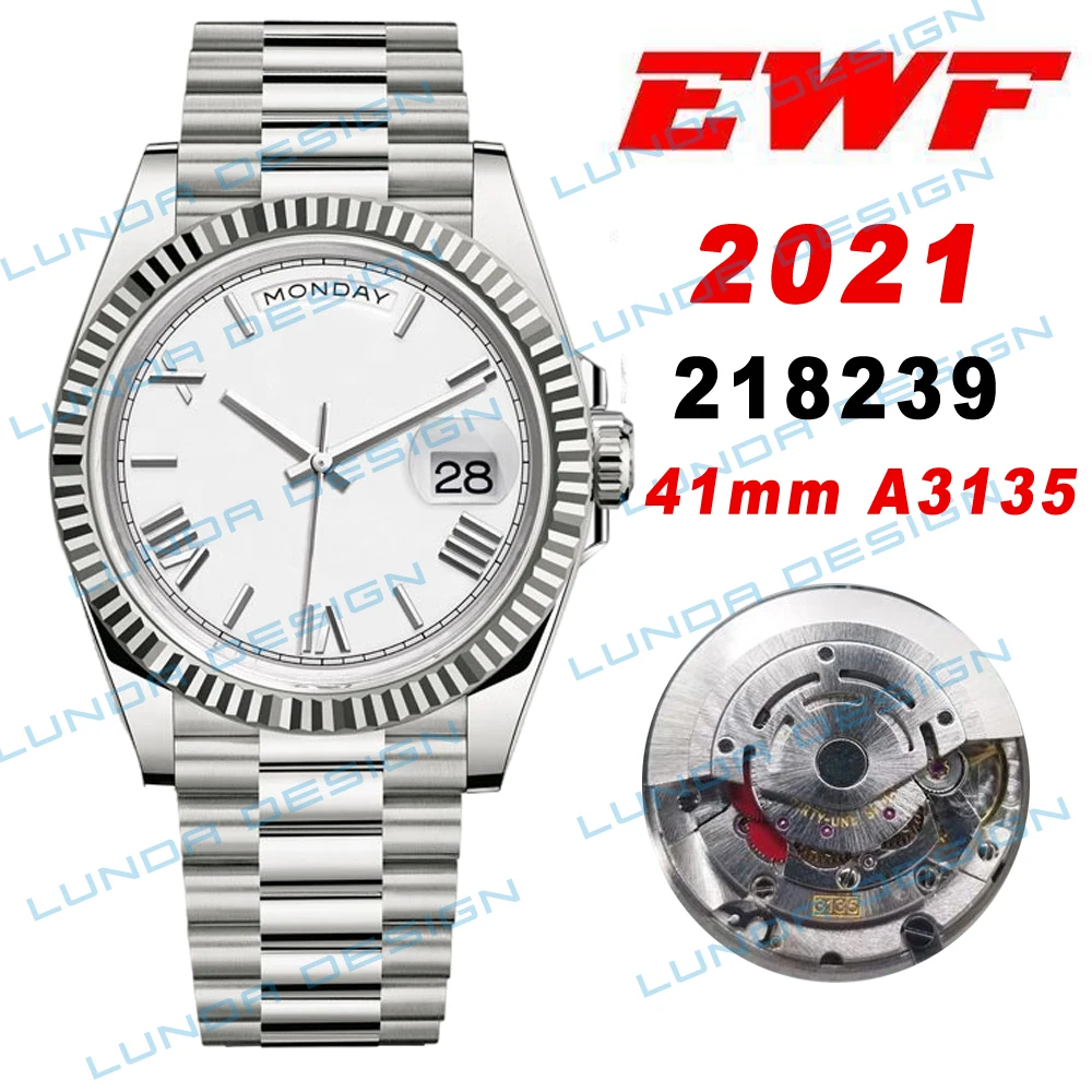 

EW Men's Mechanical Luxury Watch Date 36mm 41mm 218239 EWF 904L 1:1 Best Edition Bracelet Cal 3135 Movement AAA Watch