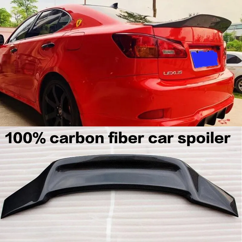 CEYUSOT для настоящего углеродного волокна аксессуар спойлер Lexus IS серии IS200IS250IS300