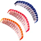 Развлечения на открытом воздухе Спорт Power Dual Line Stunt Parafoil Parachute Rainbow Sports Beach Kite для начинающих