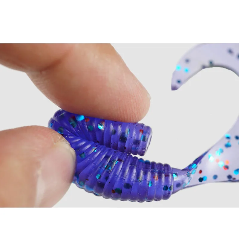 Мягкая приманка в виде хвоста 6 5 см для джигггинга бионическая мягкая Червовая