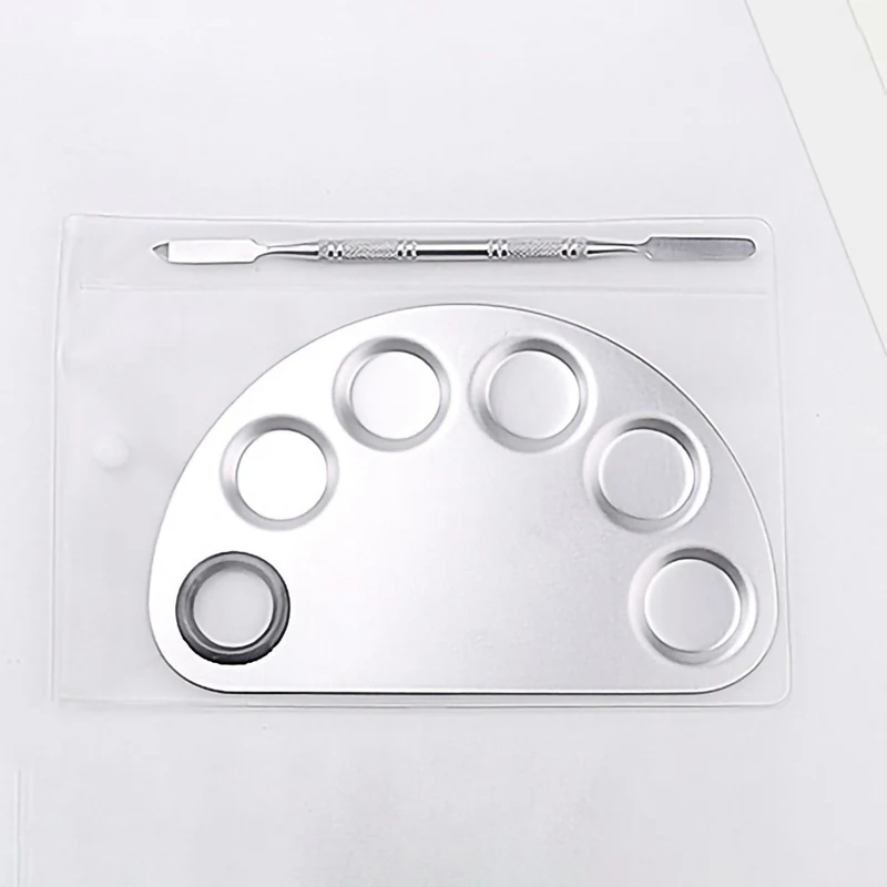 1 шт. полукруглая Лунная смесительная Палитра Профессиональная косметика