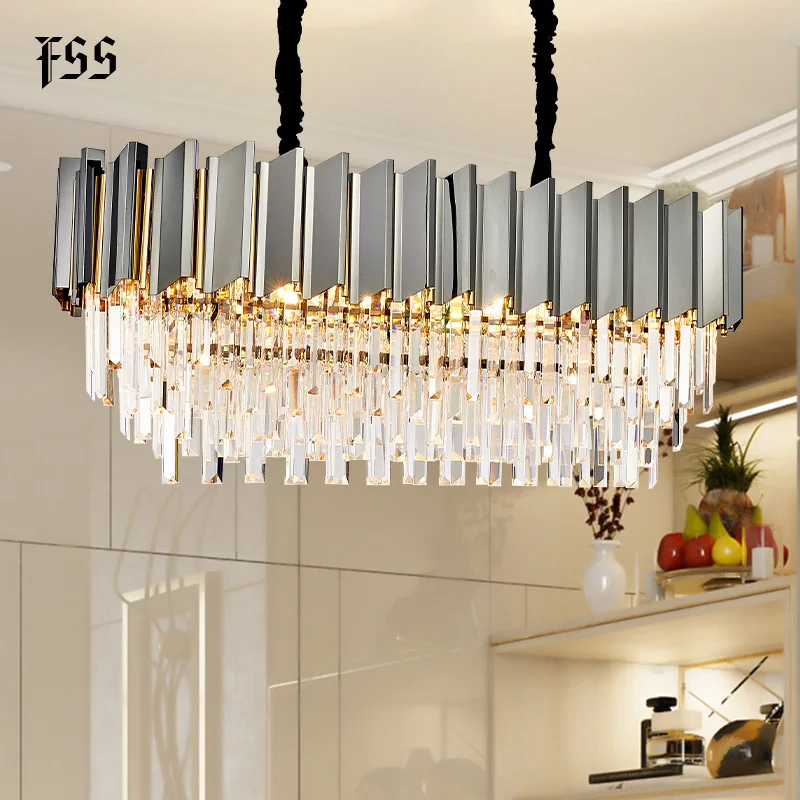 Современная роскошная хрустальная люстра для освещения хрустальные лампы