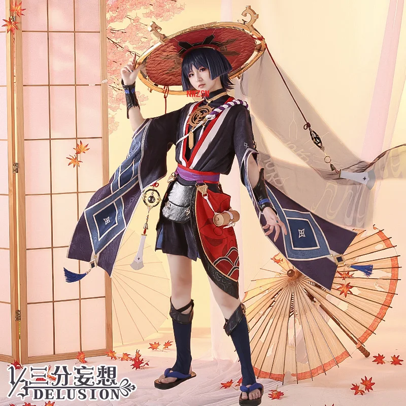

Anime Genshin Impact Scaramouche Cosplay Costume Game Suit Uniform Halloween Costumes For Men Women 2021 New