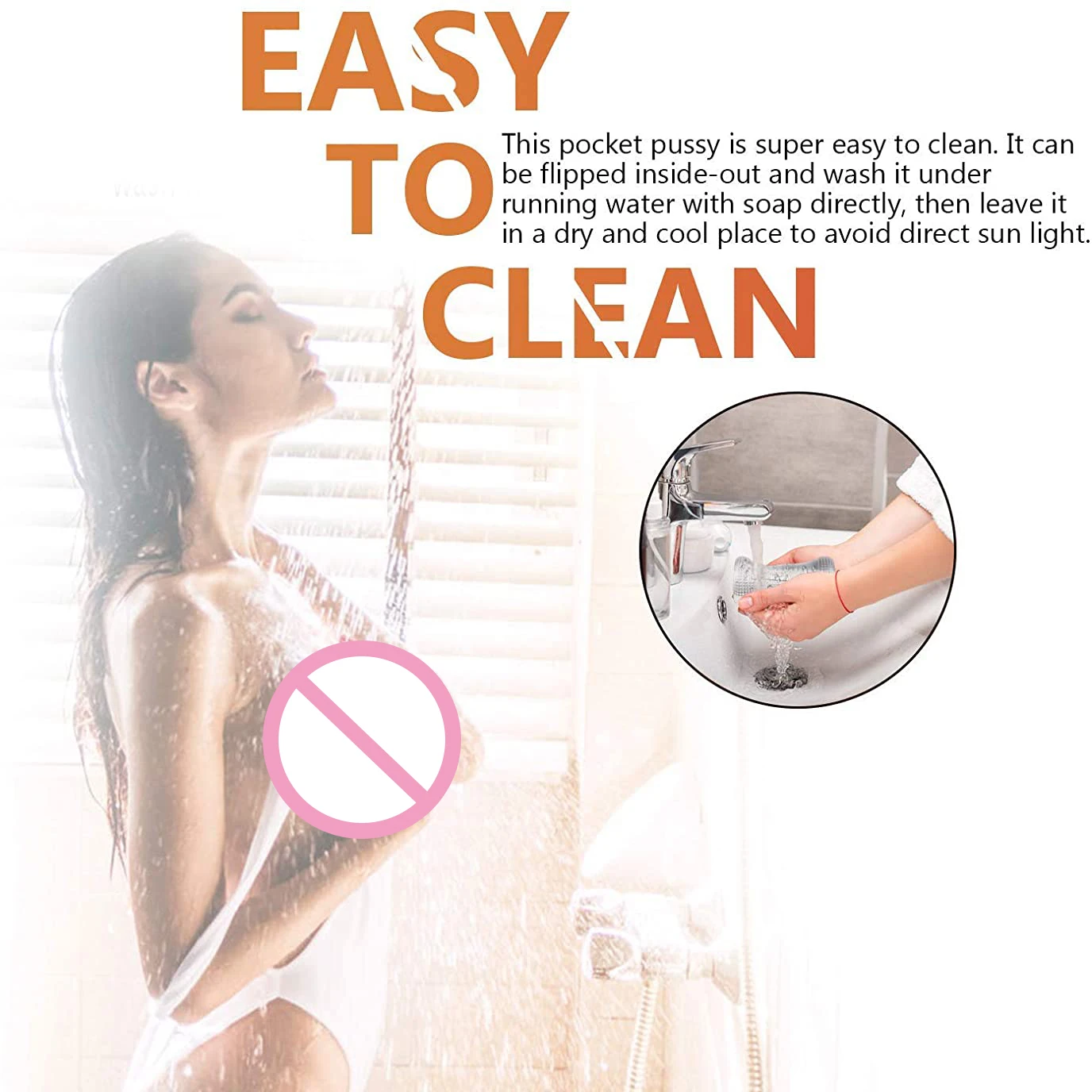 Прозрачный Мужской мастурбатор чашка искусственная киска кристальная Вагина