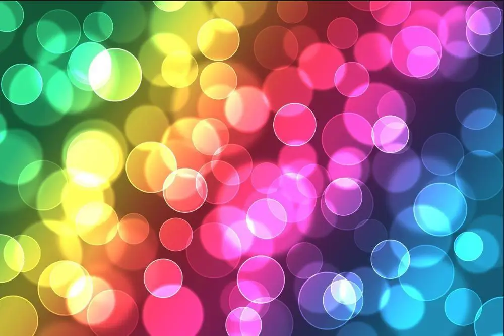 

Circle Bokeh Photography Backdrop Kids Birthday Party Light Photo Background Colorful Shiny Vinyl Photo Booth Prop