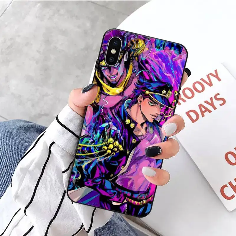 

JoJo's Bizarre Adventure anime luxury brand Phone Case shell For iphone 5 5s 5c se 6 6s 7 8 plus x xs xr 11 pro max