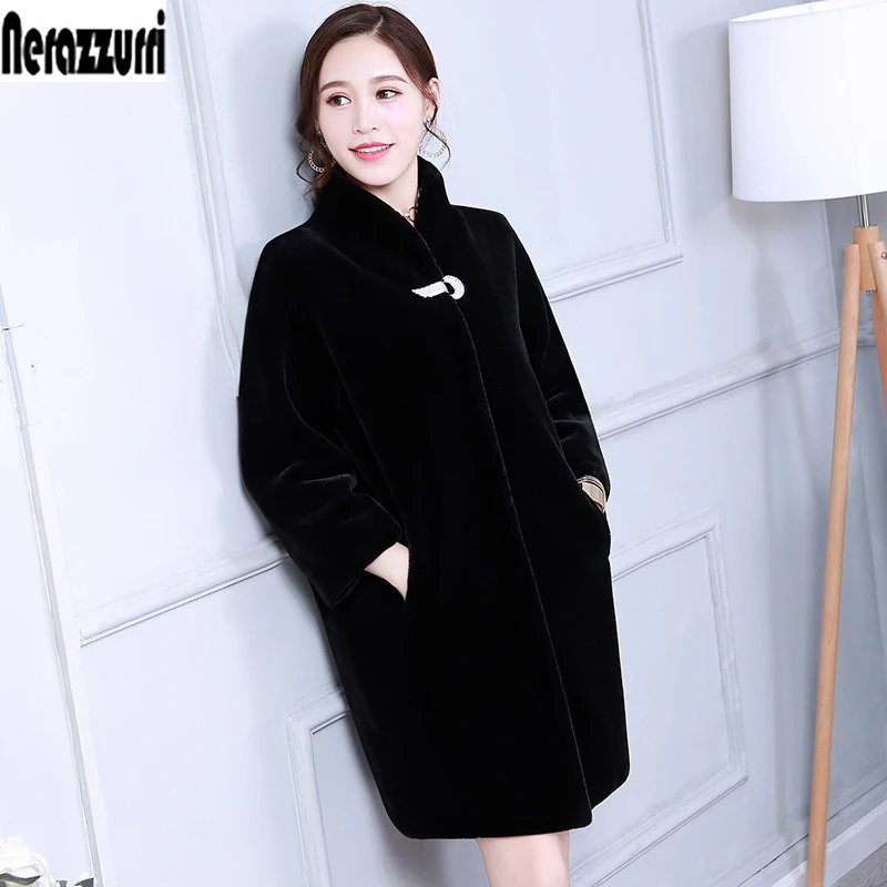 

Winter faux fur coat women colored blue black gray plus size plush coat 5xl 6xl 7xl warm furry fake rex rabbit fur female jacket