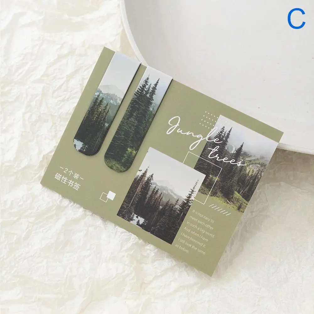 

Магнитные закладки с природным пейзажем 2 шт.