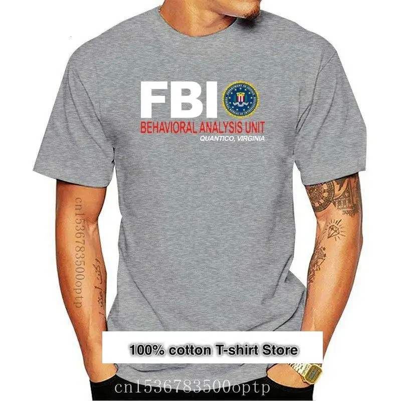 

Camisas clásicas de alta calidad para hombres y mujeres, camisas de diseño de moda, del FBI, nuevas