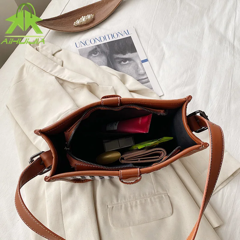 

Winter Fashion High Quality Women PU Leather Shoulder Bag Female Crossbody Handbag Casual Lady Messenger Handbags Large Capacity