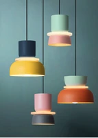 the future simple nordic restaurant lamp modern personality bar bedroom warm macarons manfez halo chandelier