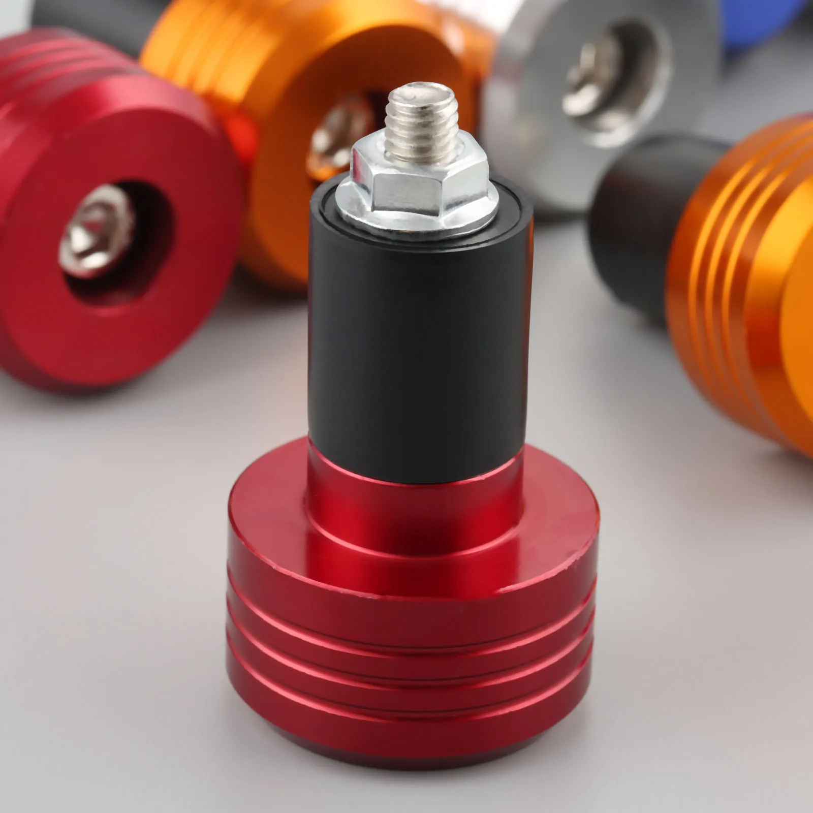 7/8&quot Motorcycle 22MM Handlebar Grips Handle Bar Cap End Plugs For Kawasaki NINJA 300 250R ZX636R ZX6RR 400R Yamaha MT 07 09 |