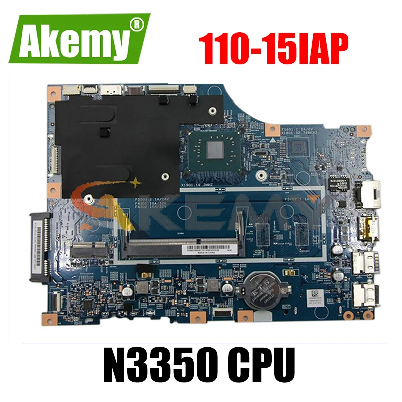 

Материнская плата Akemy для Lenovo 110-15iAP, Встроенная Материнская плата 15270-1 448.08A03.0011 N3350, процессор протестирован на 100% рабочий