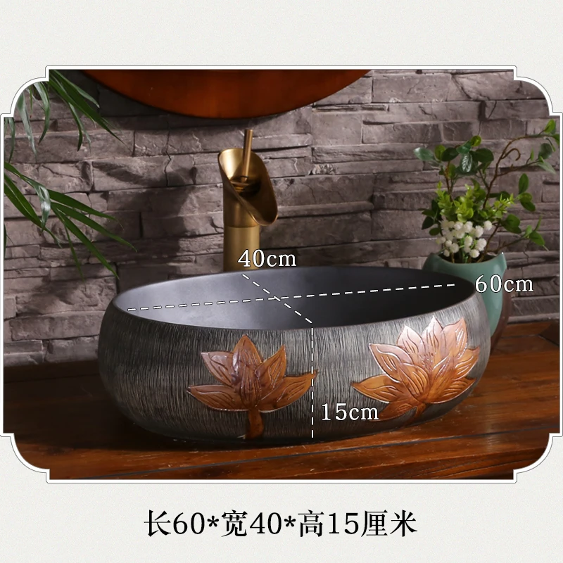 Золотой мозаичный дизайн искусственная раковина керамическая раковины