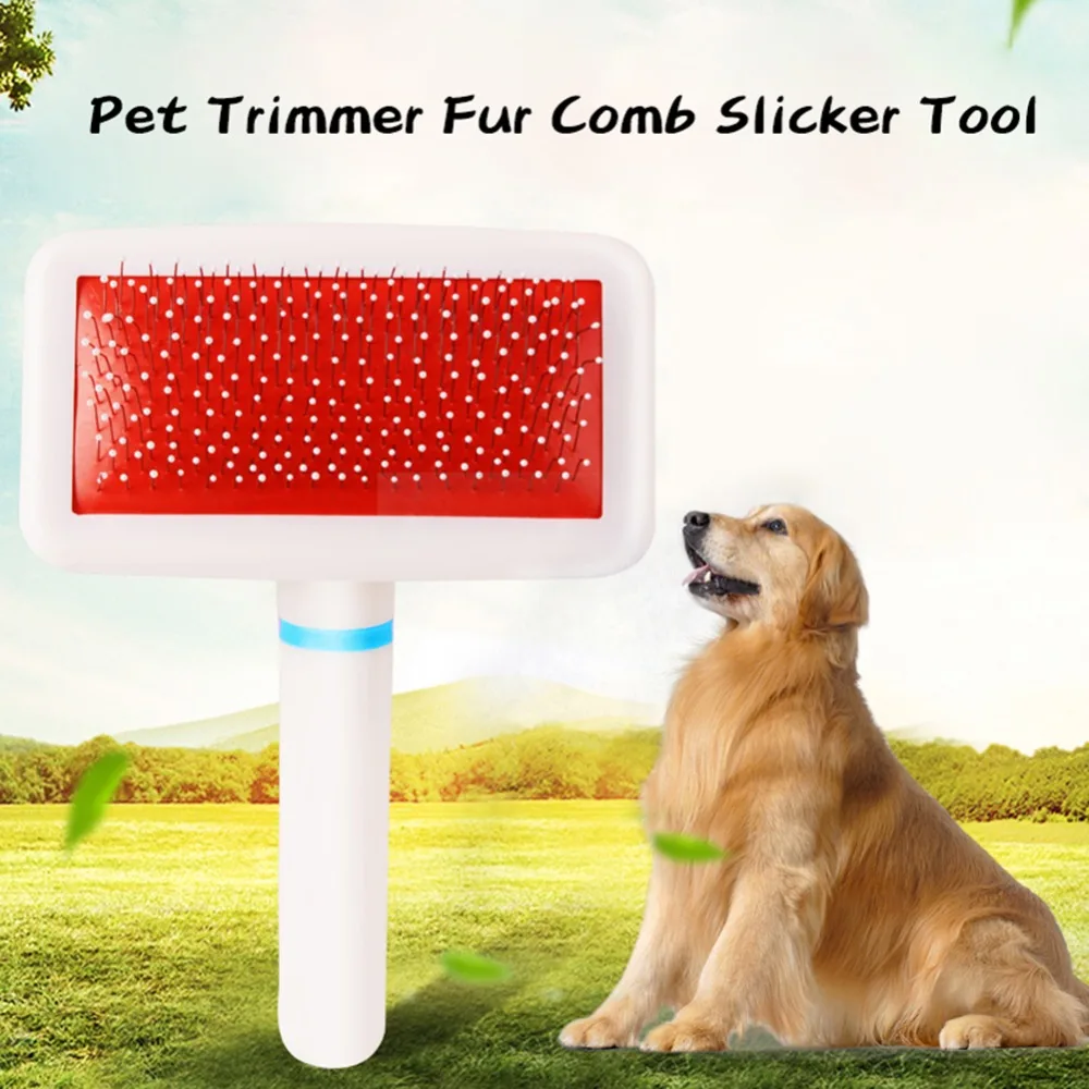Multi-purpose Needle Comb for Dog Cat Pets Brush Hair Remover Rake Pet Beauty Grooming Tools | Дом и сад