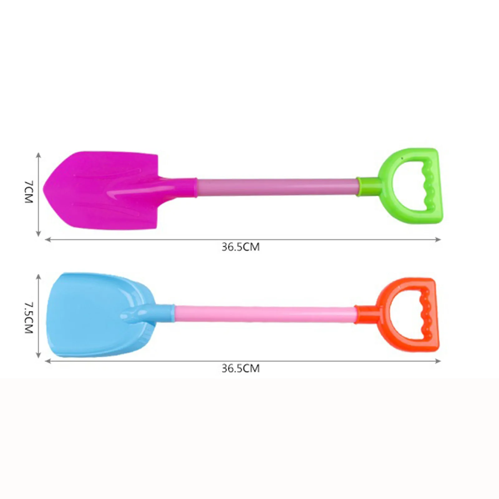 

Children's Beach Toys Summer Two-in-one Beach Shovel Two-piece Set Summer Toys For Beach Play Sand Water Game