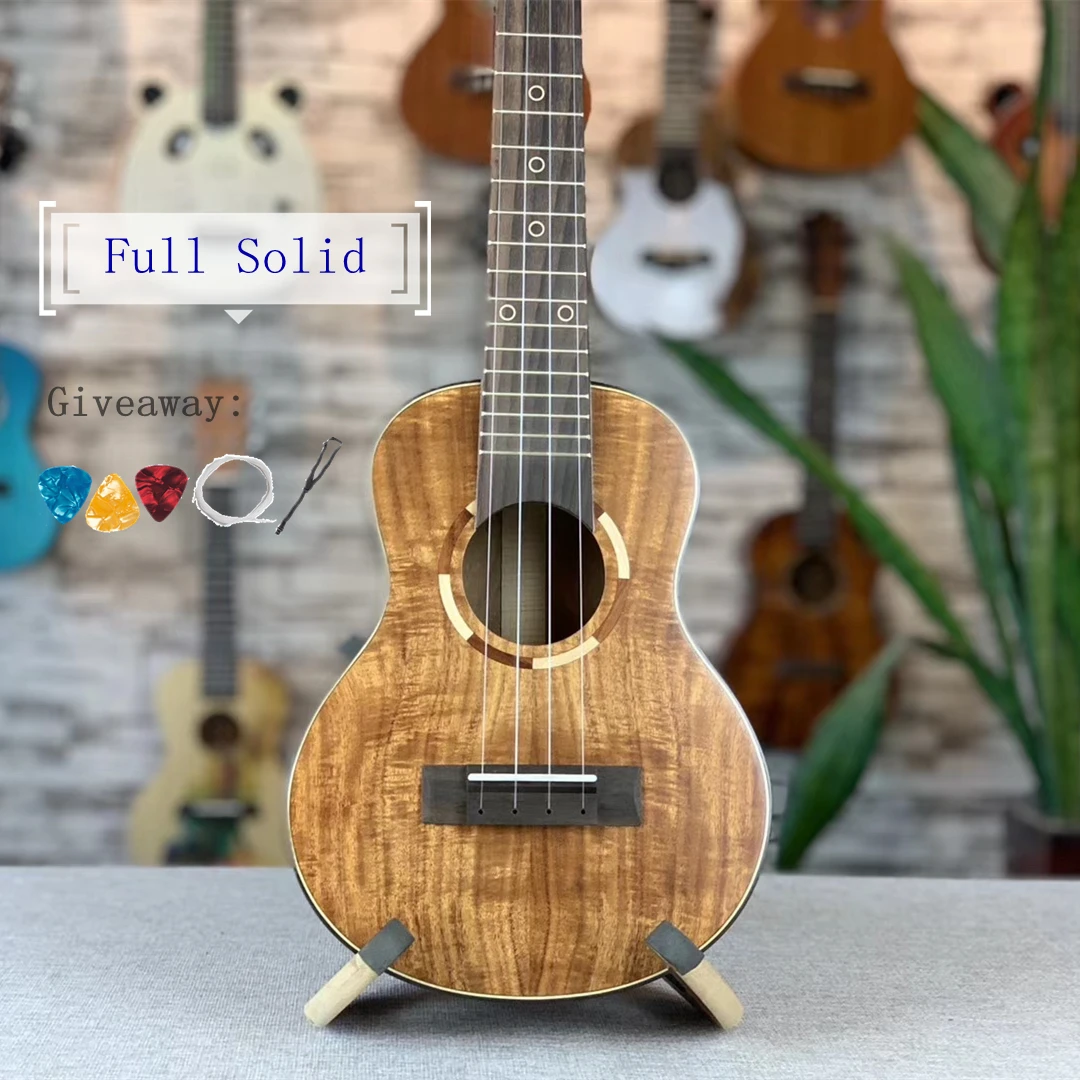volle feste ukulele alle acacia matt konzert tenor 23 26 in elektrische gitarre ukelele 4 strings guitarra uke akustische free global shipping