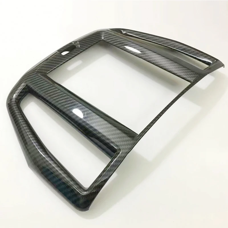Автомобильная Панель навигации из АБС-углеродного волокна декоративная крышка