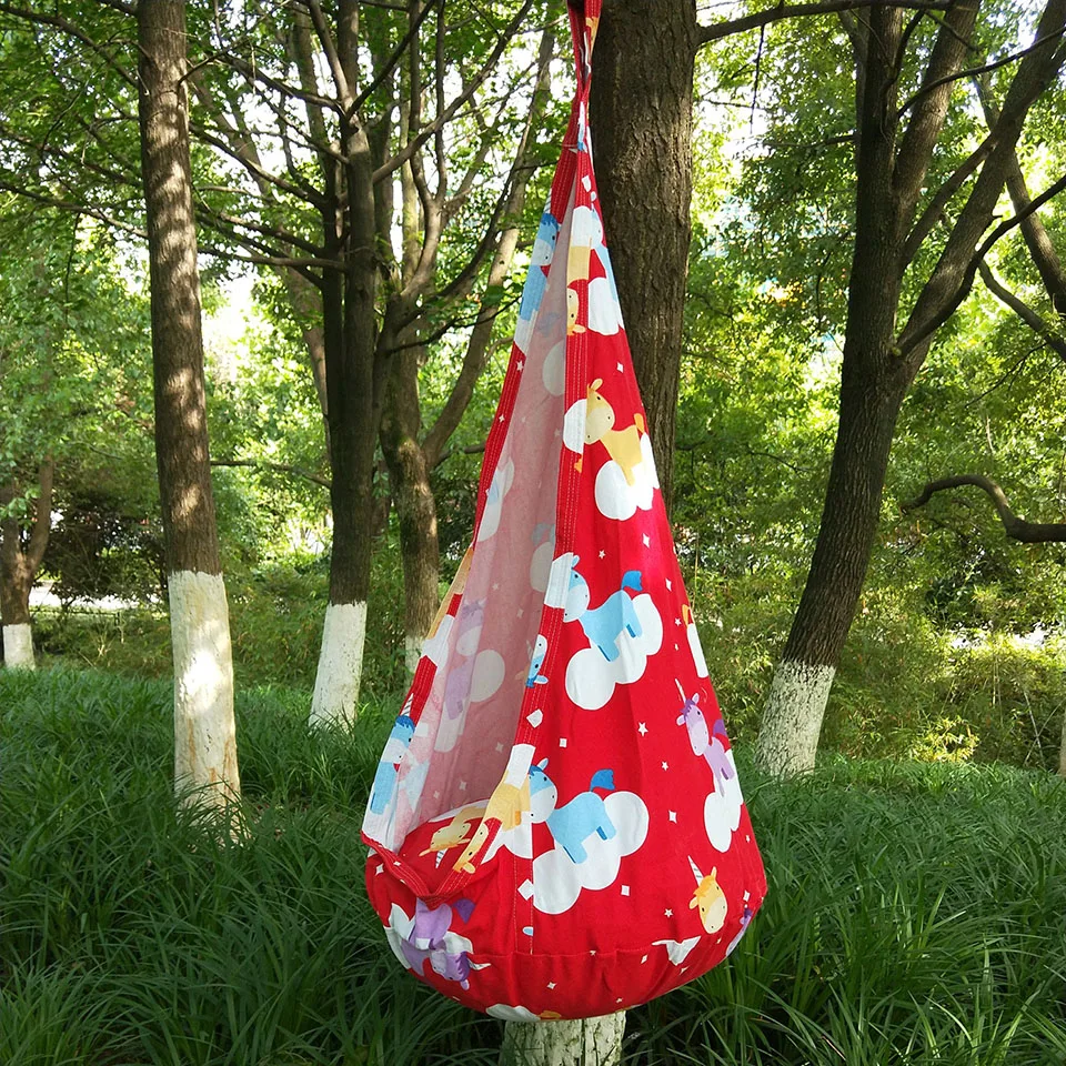 Creative Cartoon unicorn design Hammock Garden Furniture Swing Chair Indoor Outdoor Hanging Seat Child Patio Portable |