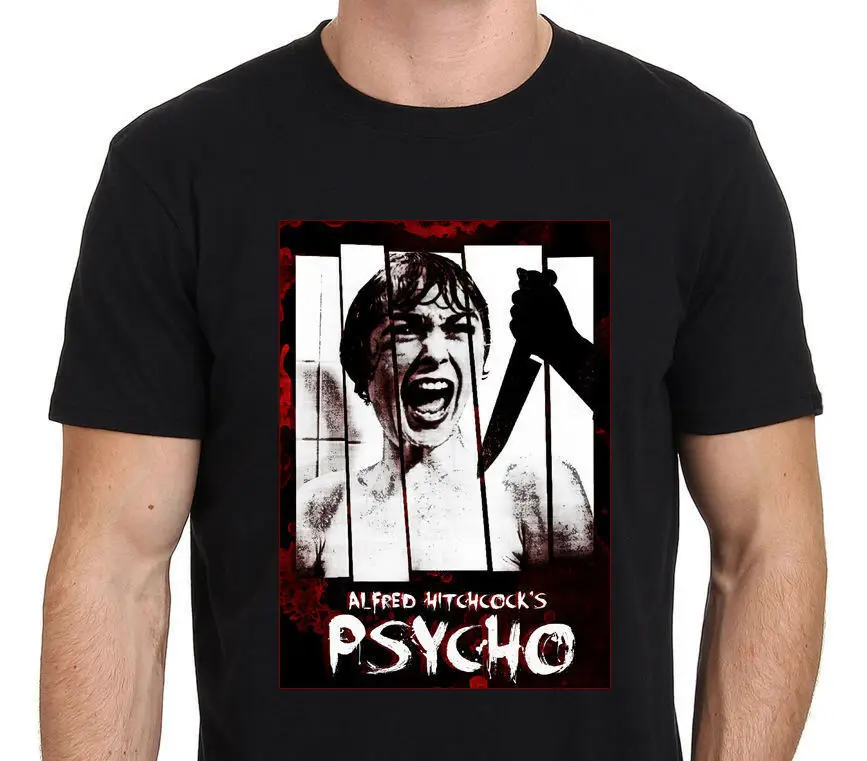PSYCHO (милый чудак Альфред Хичкок классический из фильма ужасов Художественная