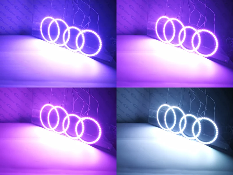 

For Honda Integra DC5 2005 2006 Excellent RF remote Bluetooth APP Multi-Color Ultra bright RGB LED Angel Eyes kit